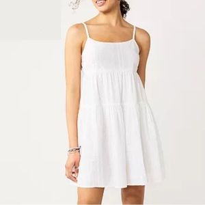 NEW Juniors' SO Strappy Tiered Babydoll Dress Size:2XL